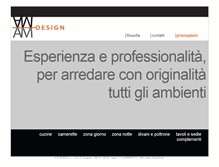 Tablet Screenshot of amdesignsrl.it